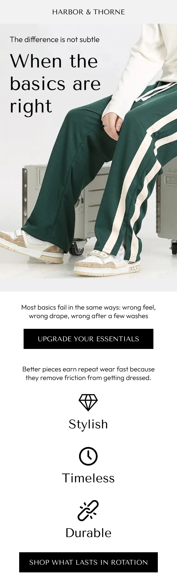 Get the basics right to elevate your fashion sense