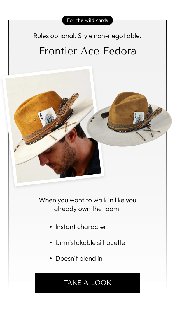 Every hat tells a story. Pick yours